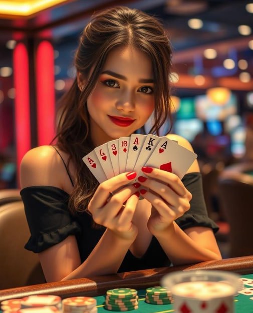 Filipino player using the ace291 App on a smartphone to play slots